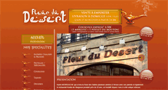 Desktop Screenshot of fleur-du-desert.com